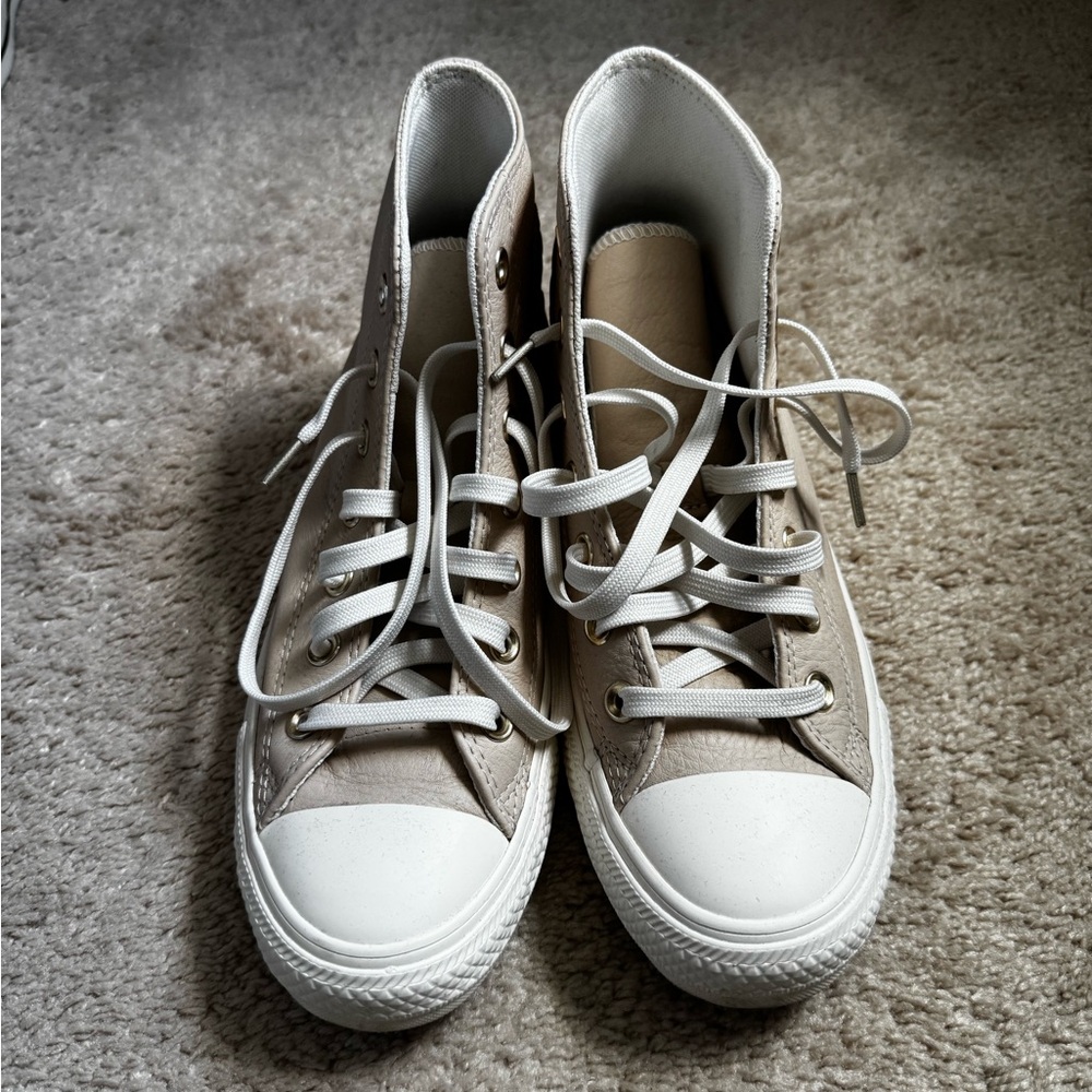 Converse | Leather High Tops - Picture 2 of 6
